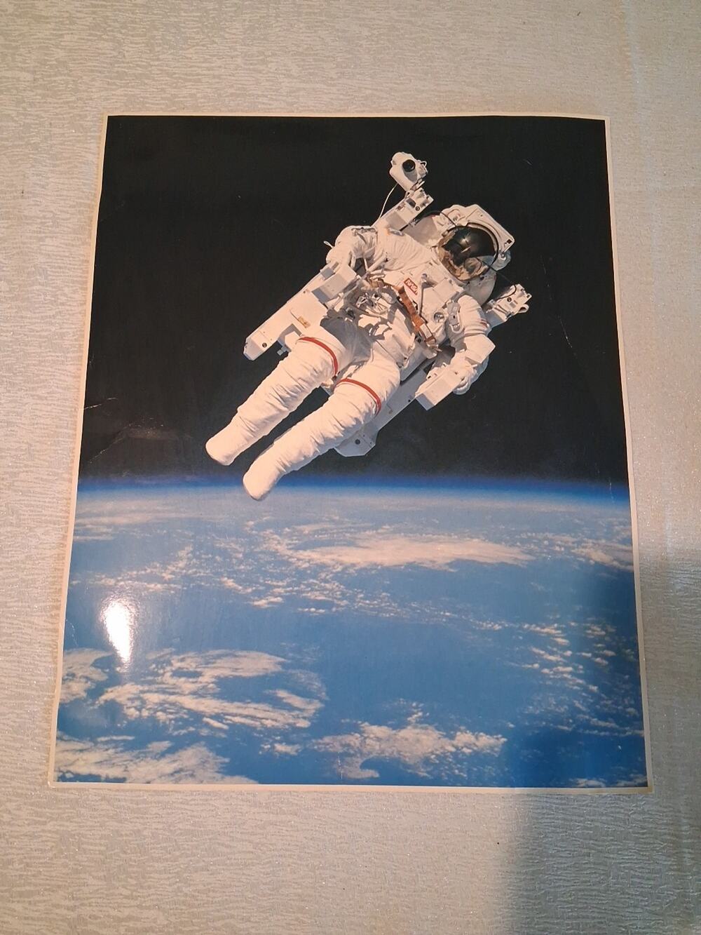 Vtg 1980s NASA Space Shuttle Collection Poster Kimball Concepts F-038 16x20 MMU
